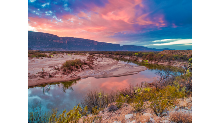 Dusk at Big Bend in West Texas
