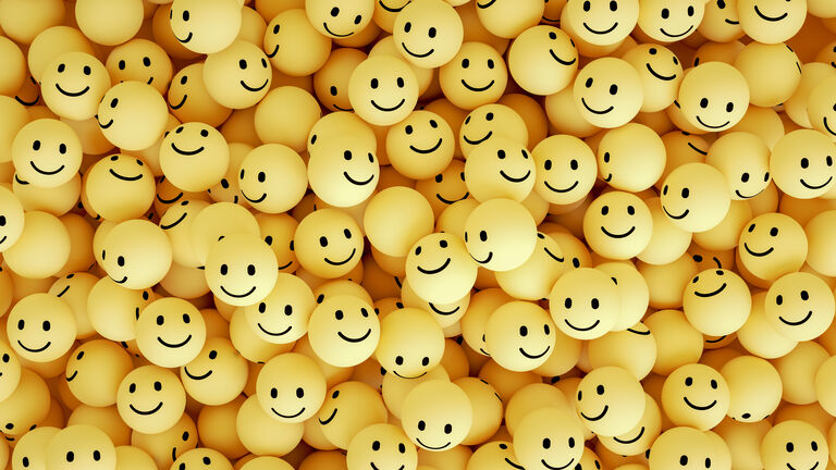 3D Emoji with Smiley Face