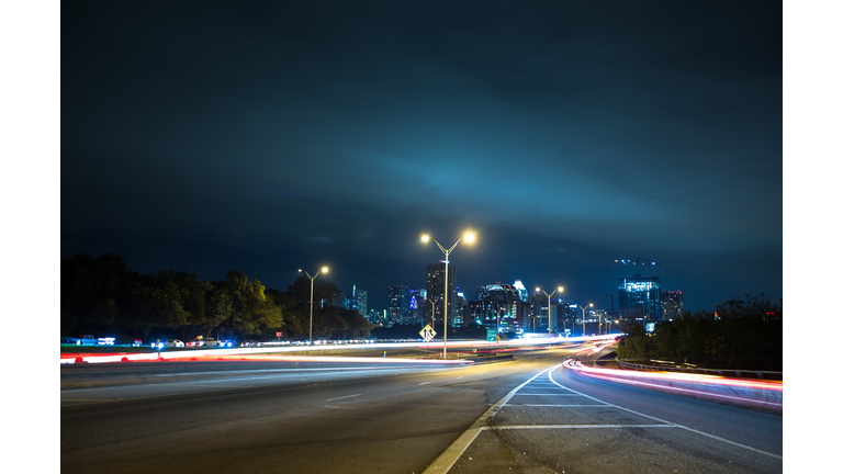 Blurred Traffic at Austin City Limits