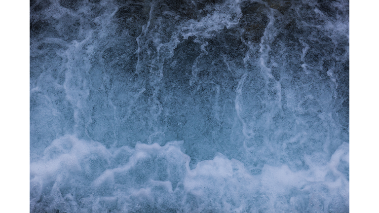 Water of waterfall
