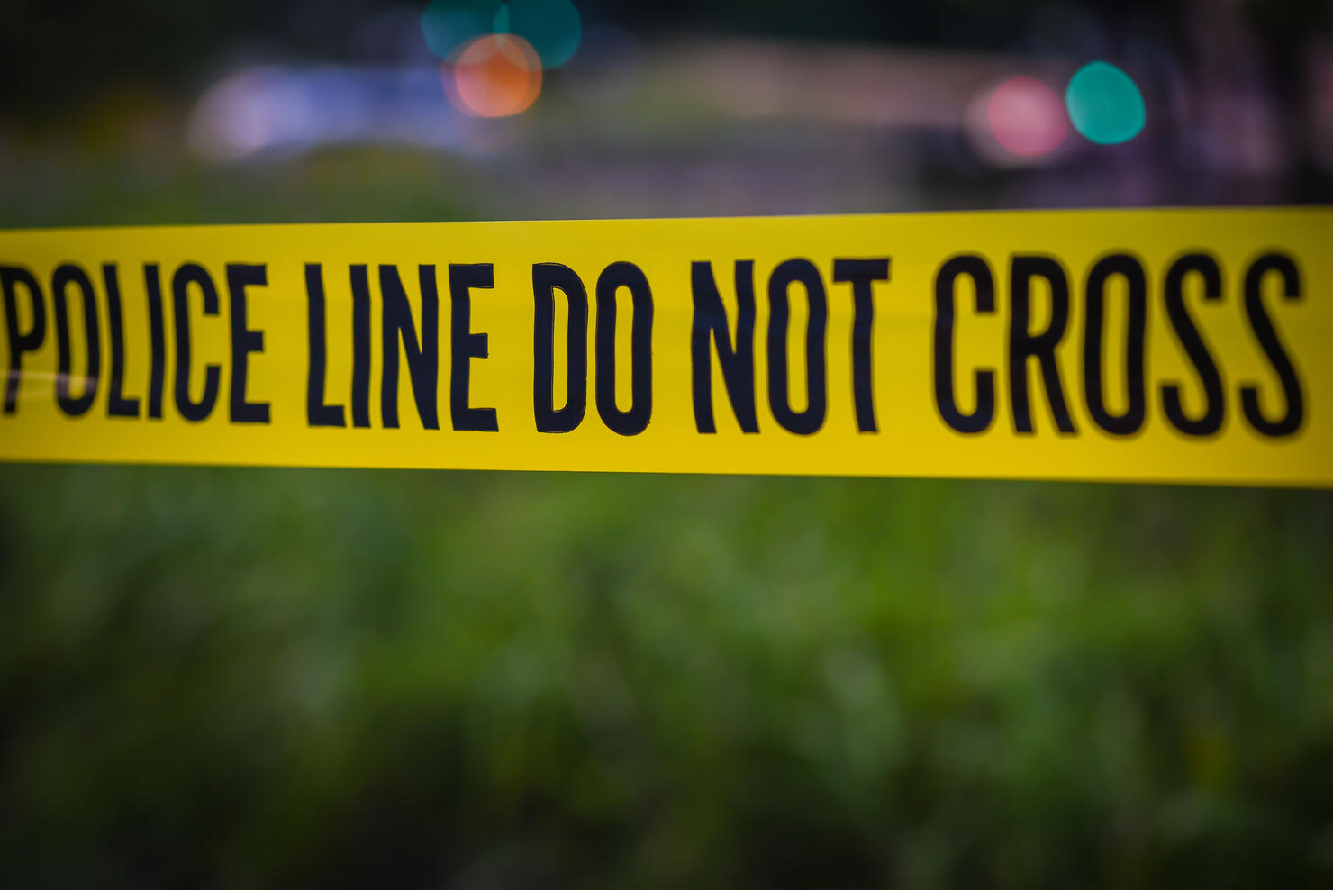 Yellow police tape