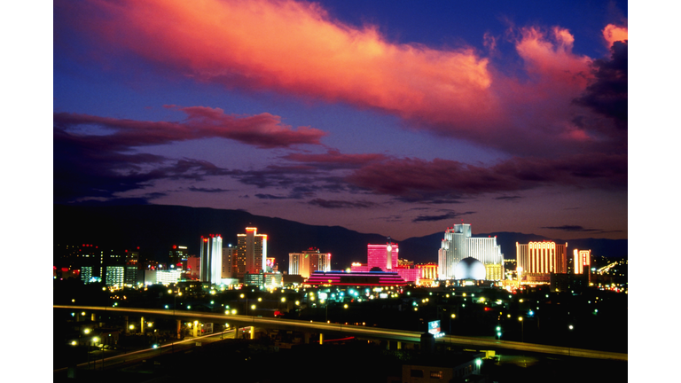 Reno Skyline at Dusk