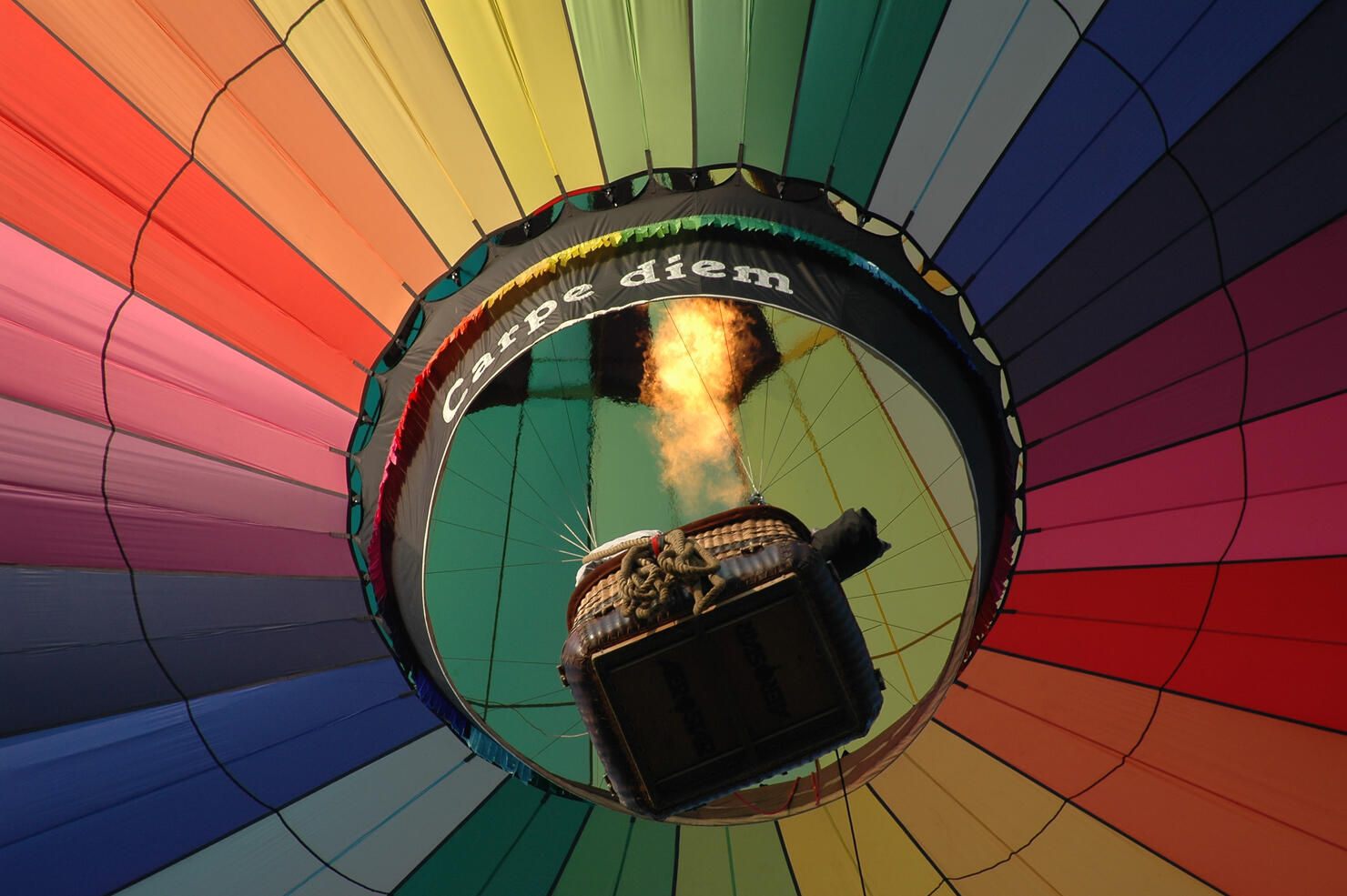 Low Angle View of Hot Air Balloon
