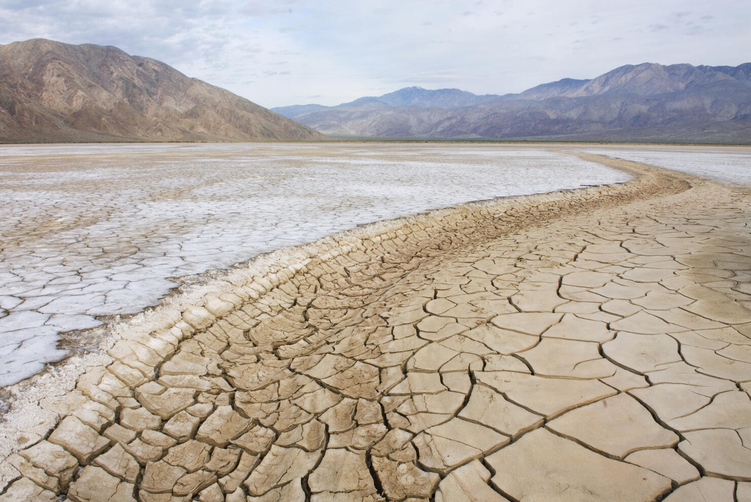 Clark Dry Lake, Anza Borrego Desert State Park California, USA