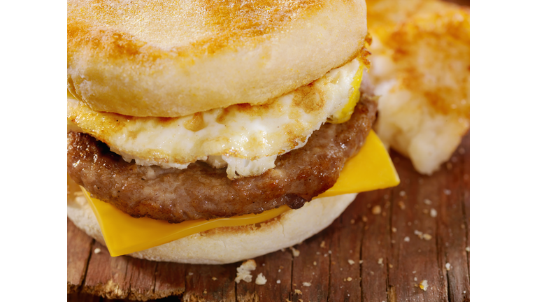 Sausage and Egg Breakfast Sandwich