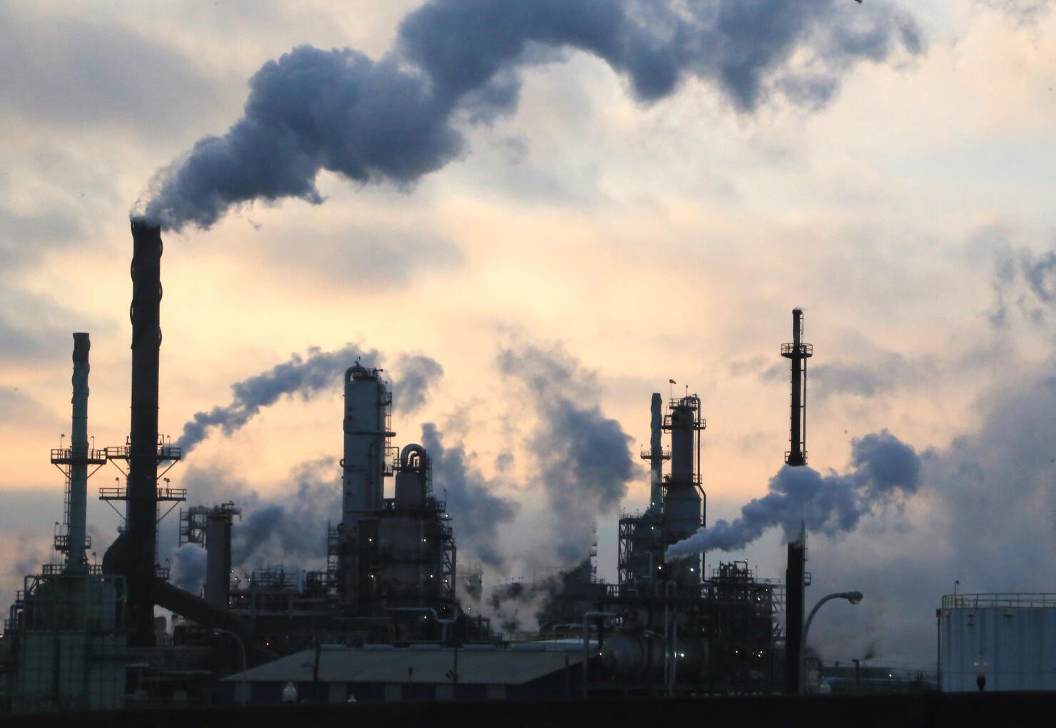 Environmental air Pollution dumping into the sky above
