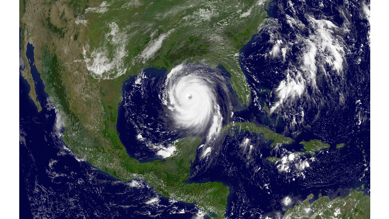 August 28, 2005 - Hurricane Katrina in the Gulf of Mexico. 