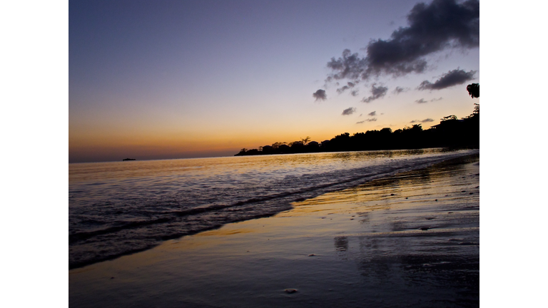 Jamaica Beach Sunset