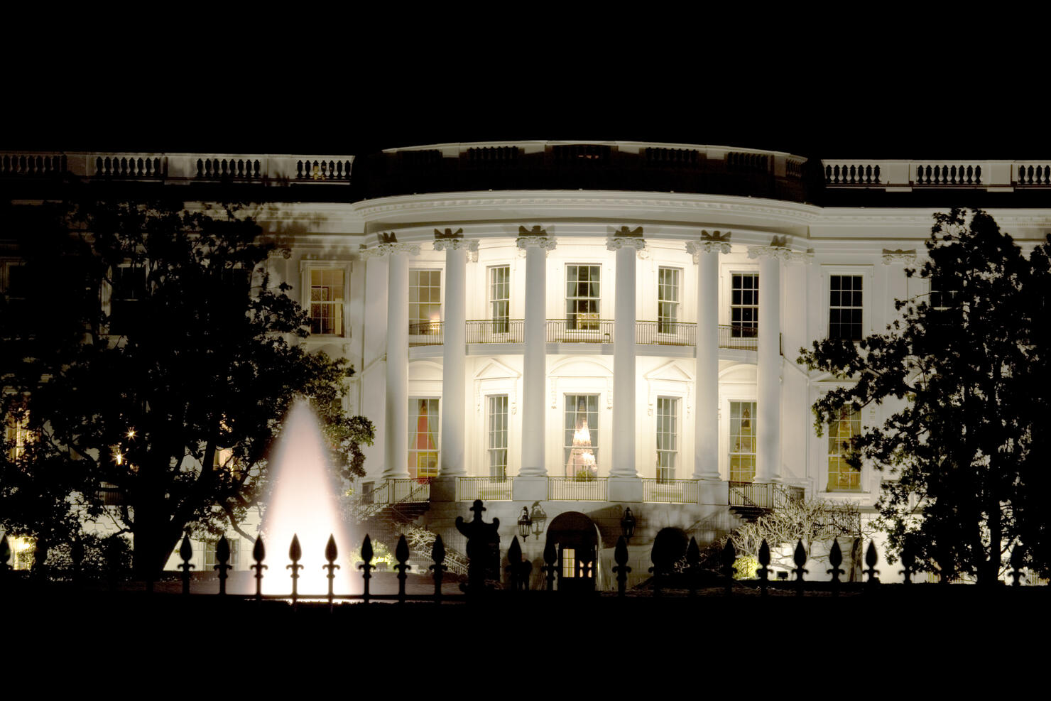 White House At Night