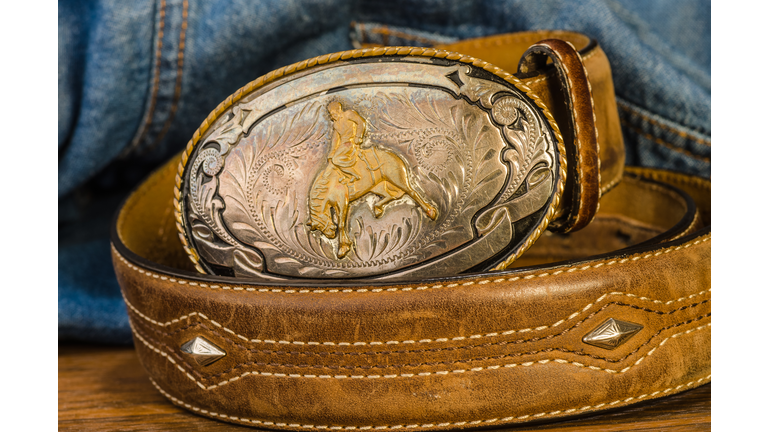 Vintage Cowboy Belt Buckle