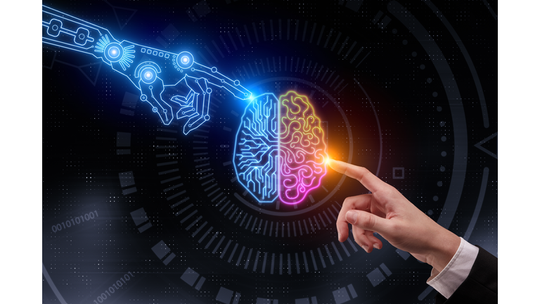 Artificial intelligence and future concept