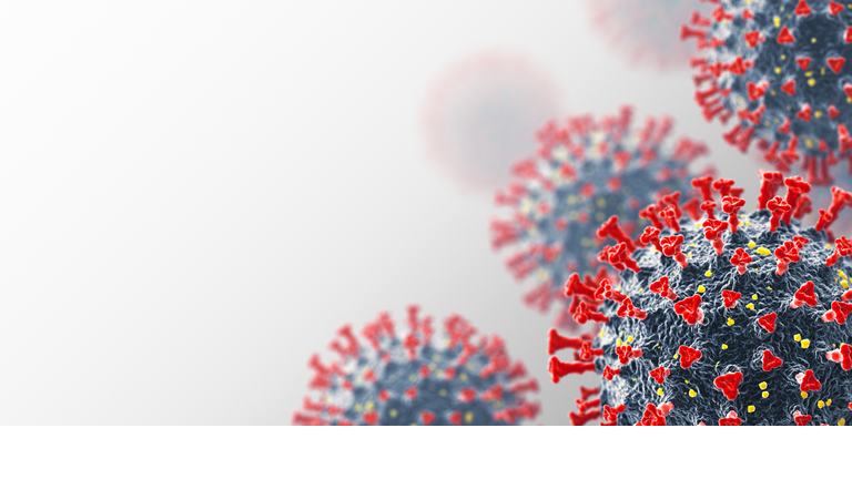 Coronavirus Cells New Strain Copy Space