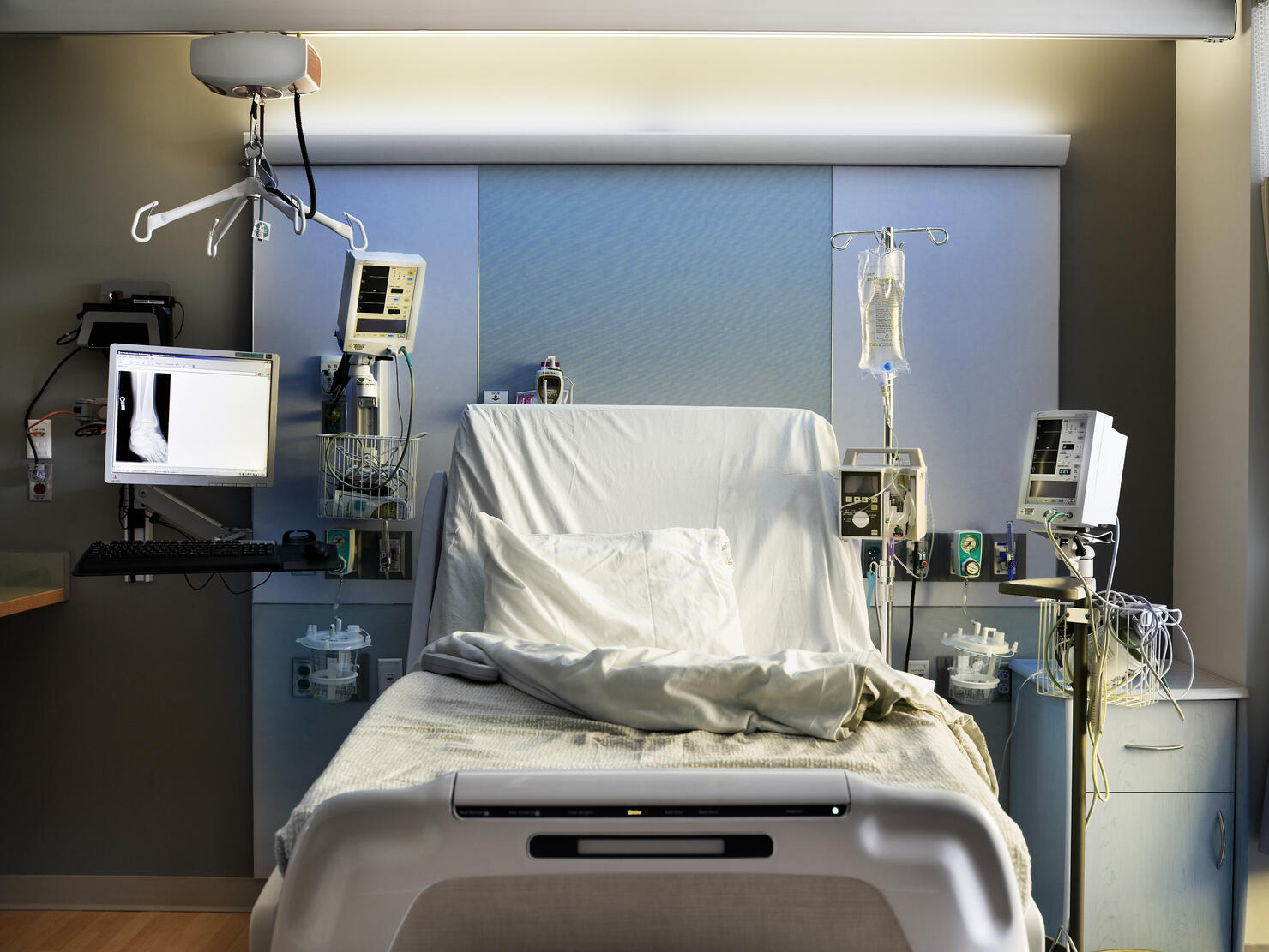 Empty Hospital bed
