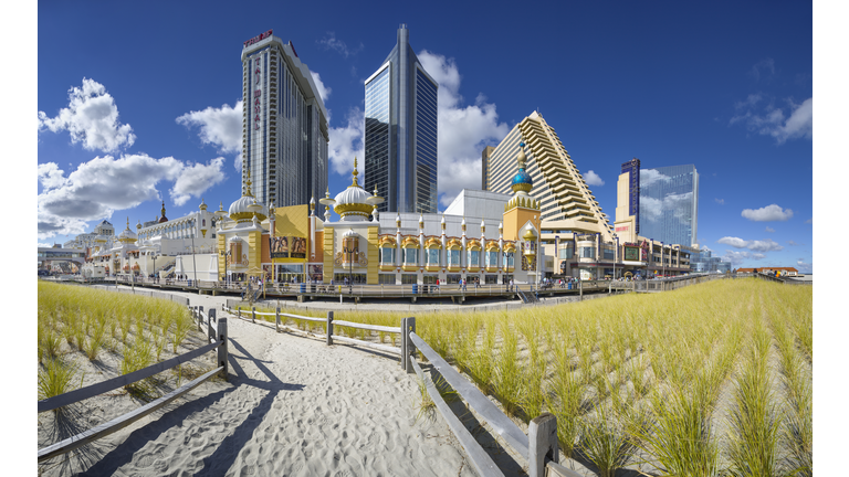 The Atlantic City Boardwalk.