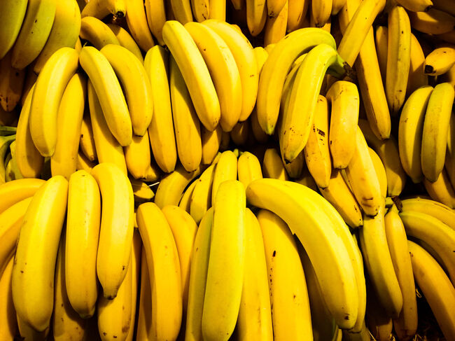 Full Frame Shot Of Bananas For Sale At Market Stall