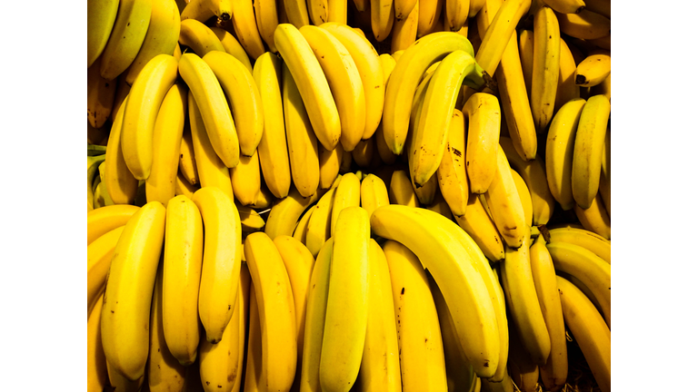 Full Frame Shot Of Bananas For Sale At Market Stall