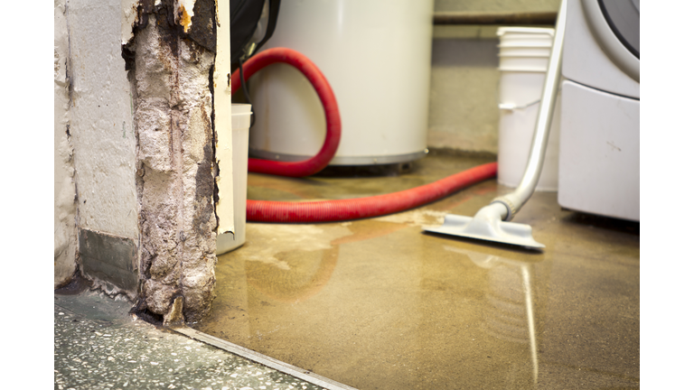 Water damaged basement