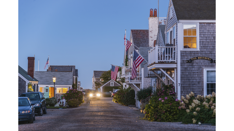 View of Nantucket village