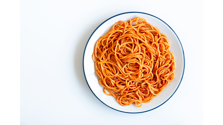 Spaghetti with tomato sauce