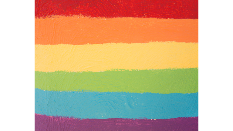 Cheerful Rainbow Background, Gay Pride, Homosexual, LGBTQ, Rainbow Colors