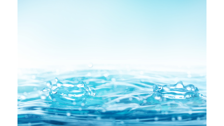 Close-Up Of Water Splashing Against White Background