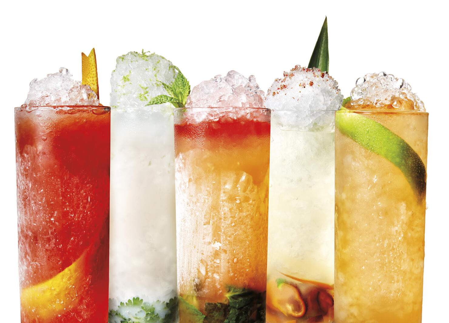 Miscellaneous Cocktails with decorations