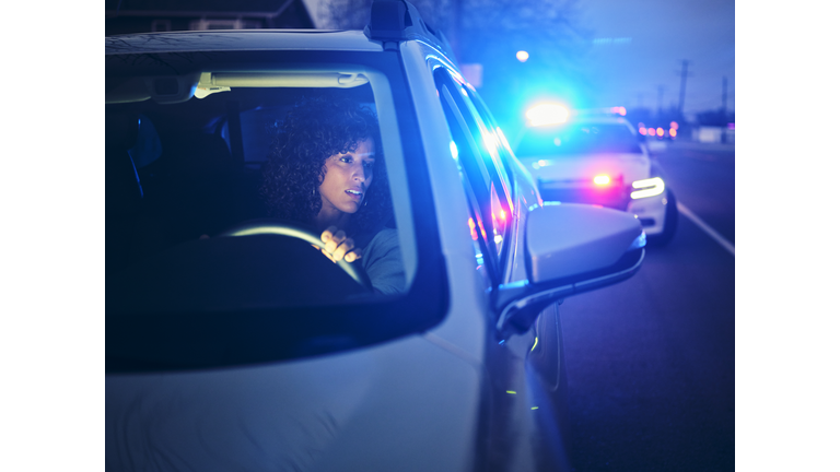 Nightime Police Traffic Stop