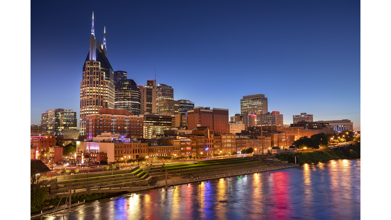 Nashville Tennessee USA downtown city skyline