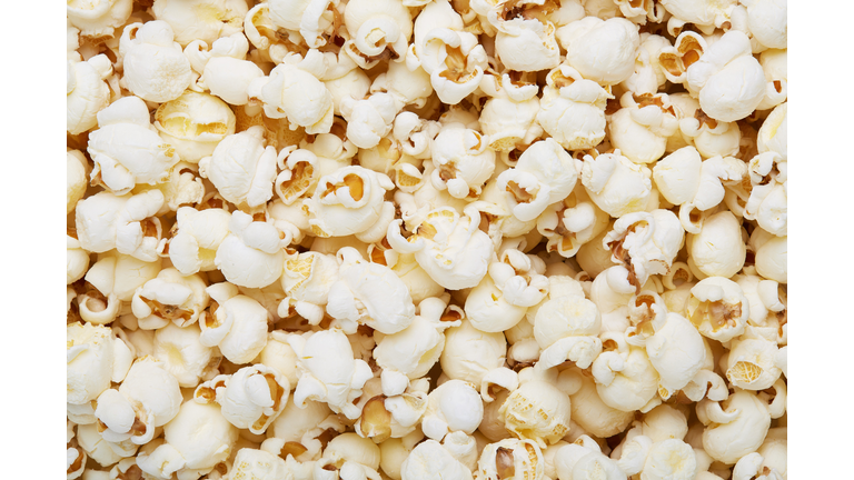 Scattered popcorn texture background