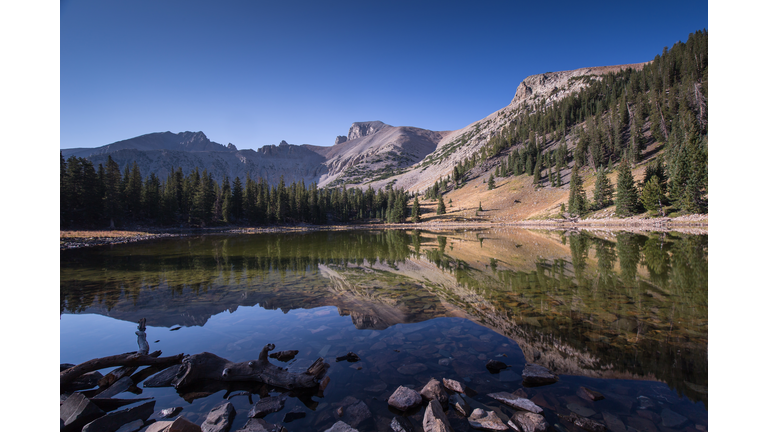 Scenic view of Stella Lake in Great Basin National Park