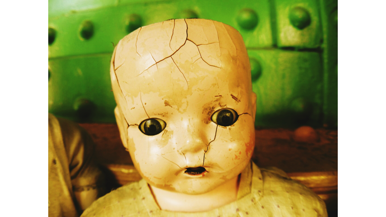 Close-up of doll