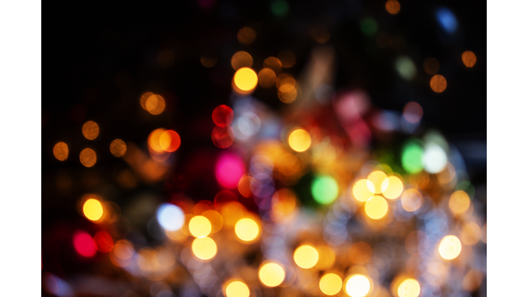 Defocused Christmas lights backgrounds