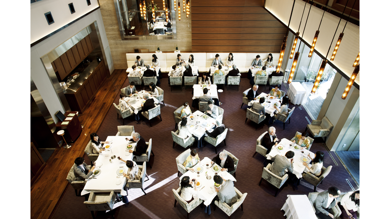Busy Japanese Restaurant