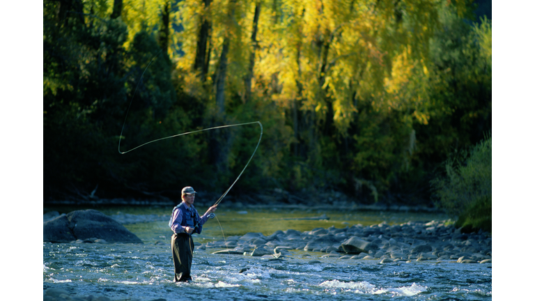 AUTUMN FLY FISHING, CRYSTAL RIVER WESTERN COLORADO