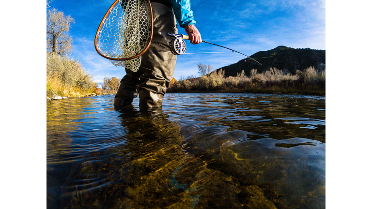 Fly Fishing on Scenic River