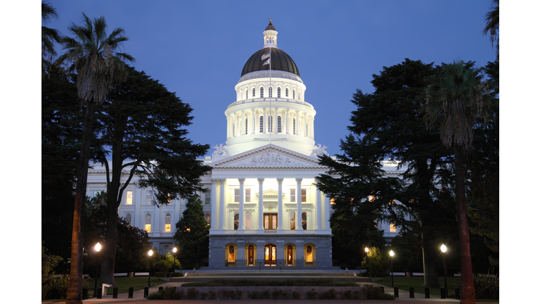 Capital Building At Night