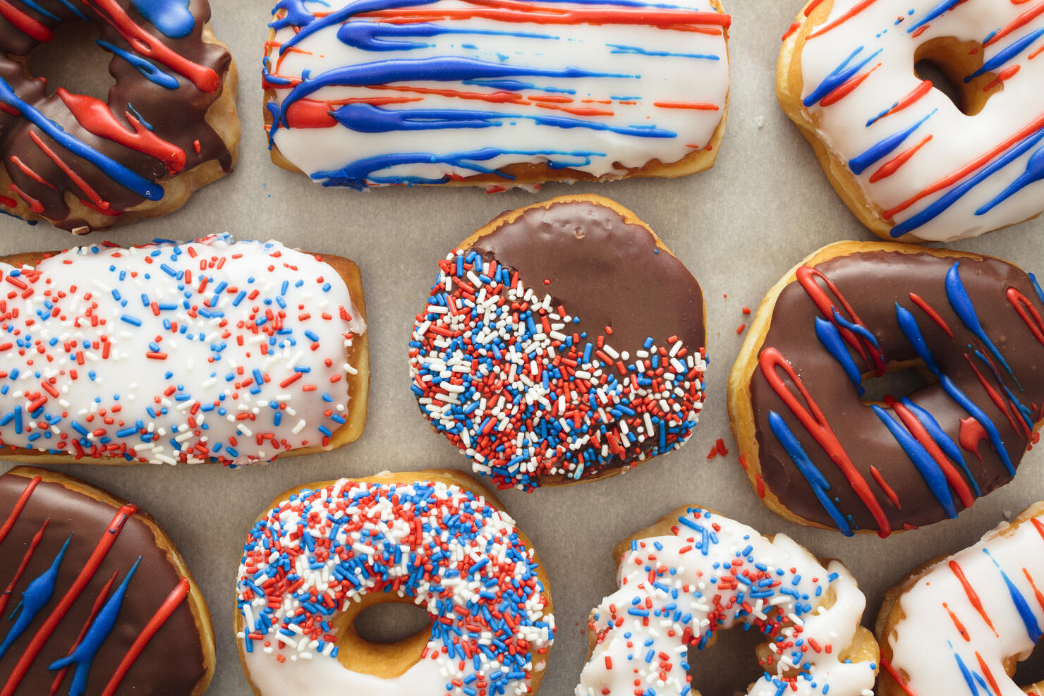 Patriotic Donuts