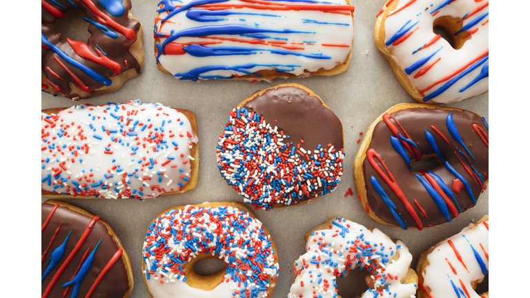 Patriotic Donuts