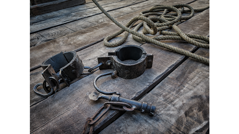 Shackles, medieval tool for deprivation of liberty