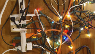 Man's One-Bedroom Apartment Filled With 13,000 Christmas Lights