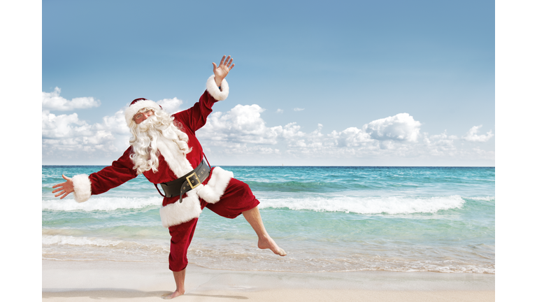 Santa in vacations