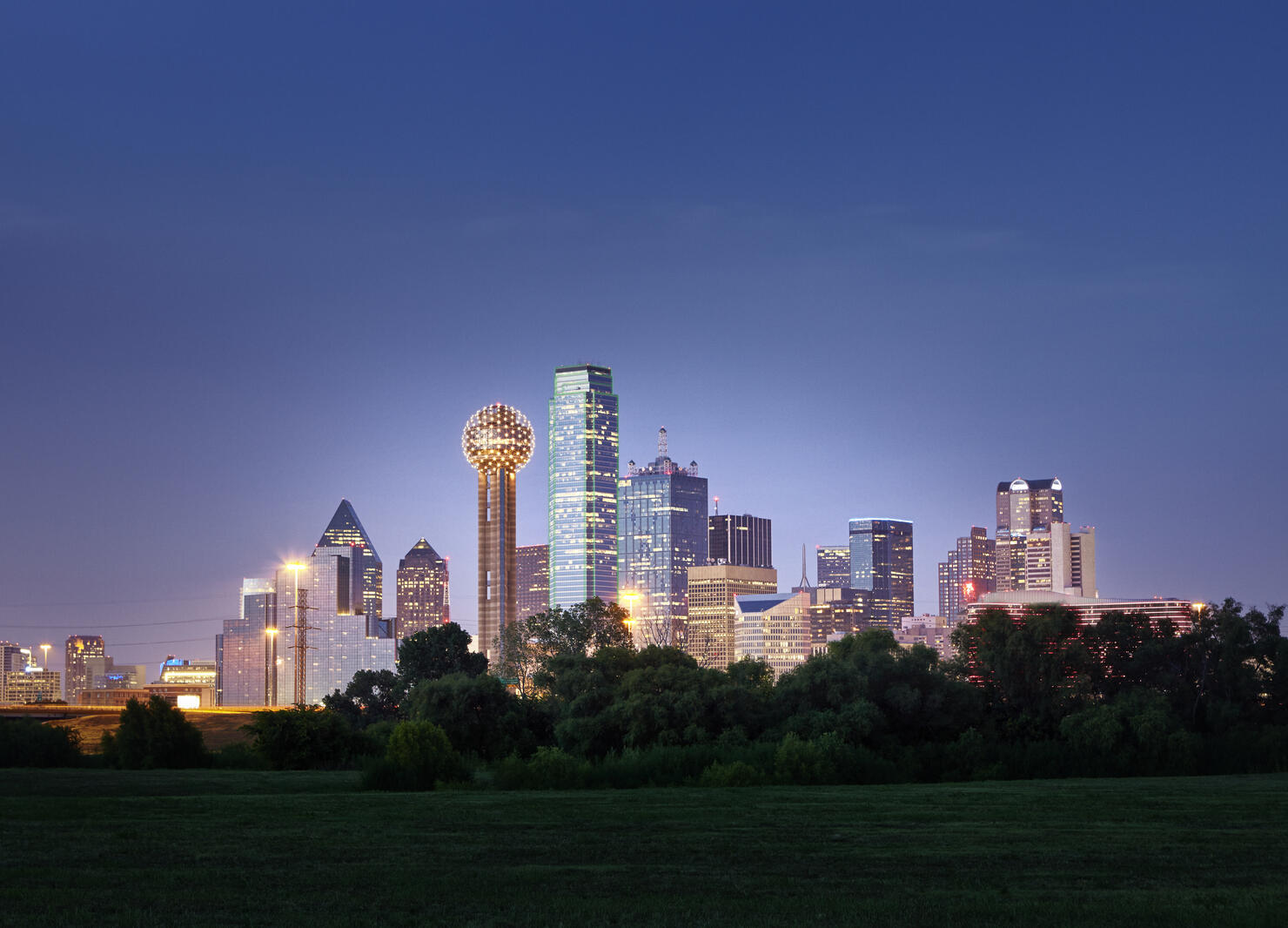 Dallas City Skyline