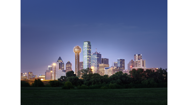 Dallas City Skyline