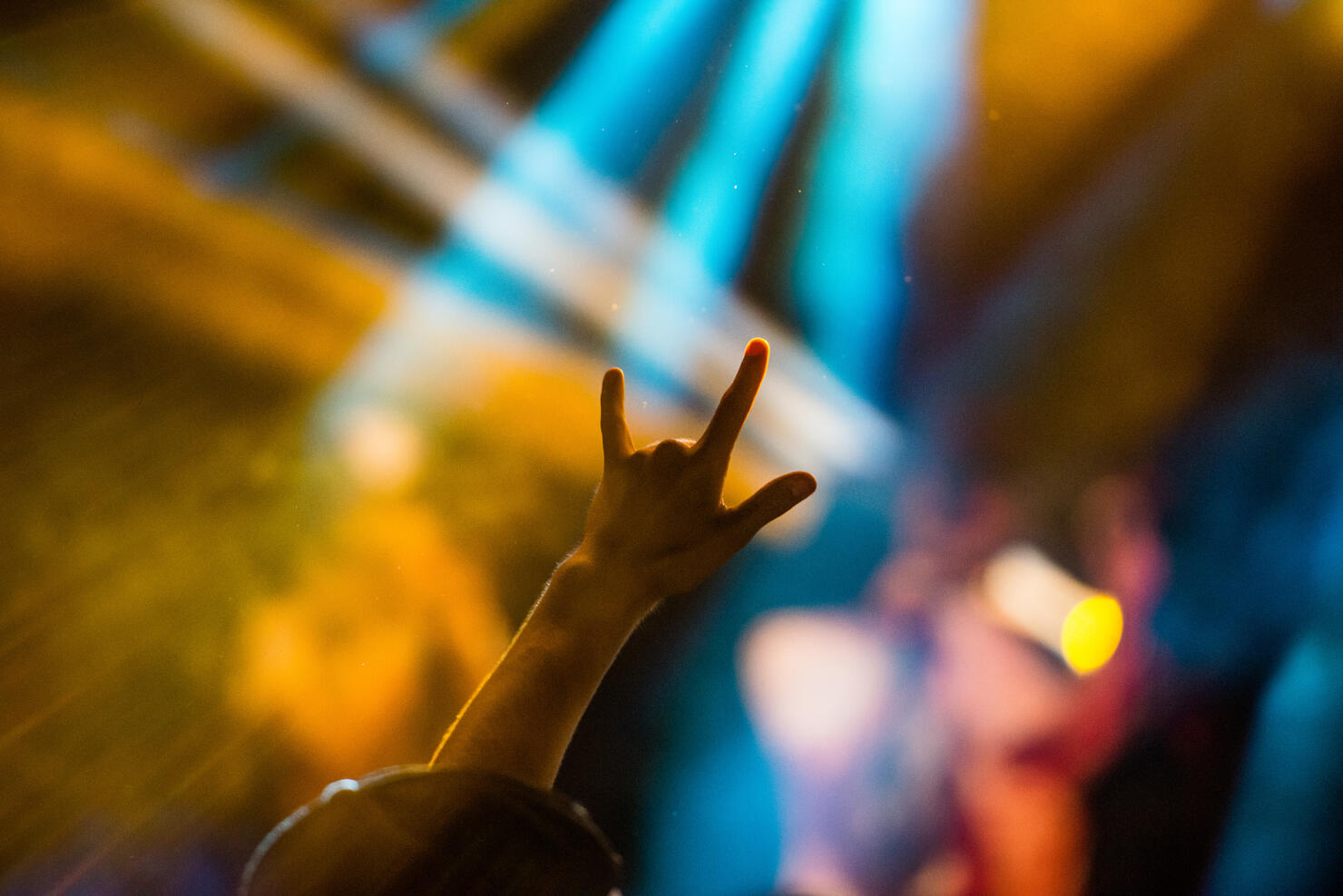 Cropped Image Of Man During Concert