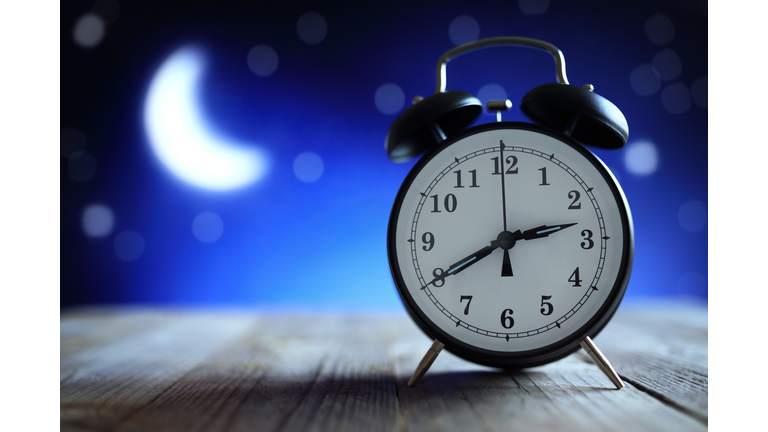 Alarm clock in the middle of the night insomnia