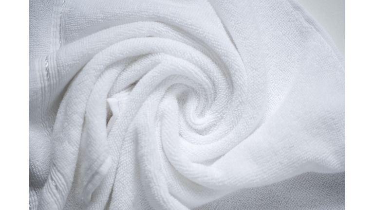 Close-up of soft towel texture background