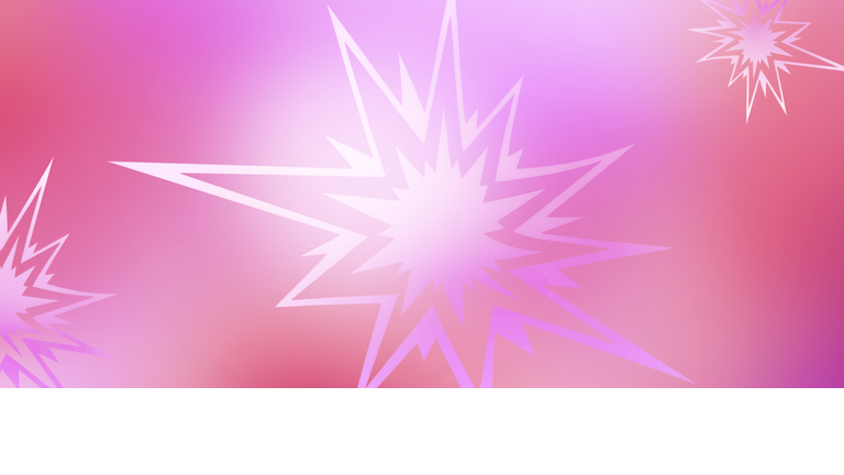 Pop art style exploding star shapes