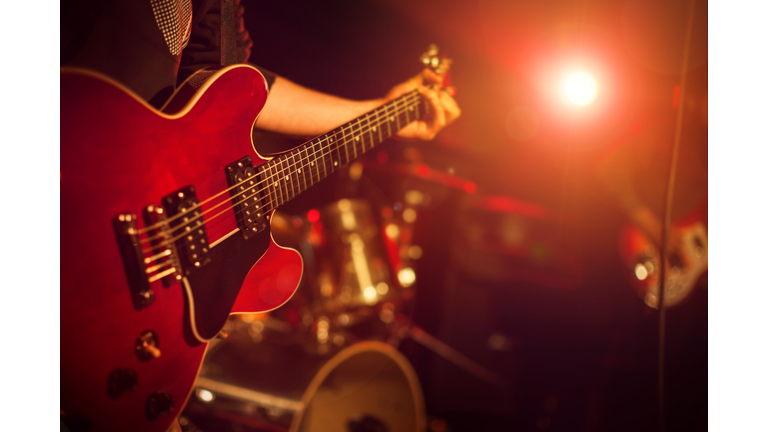 Guitarist Playing Guitar