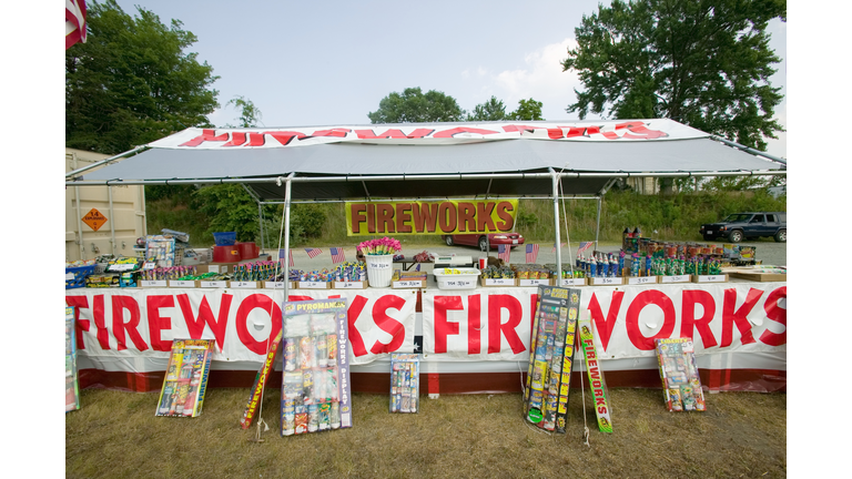 Fireworks stand on route 29 in rural Virginia