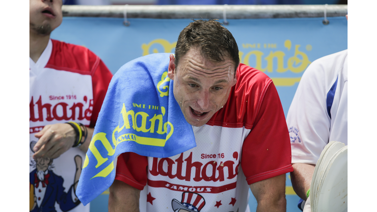 Competitive Eaters Gorge At Annual Nathan's Hot Dog Eating Contest